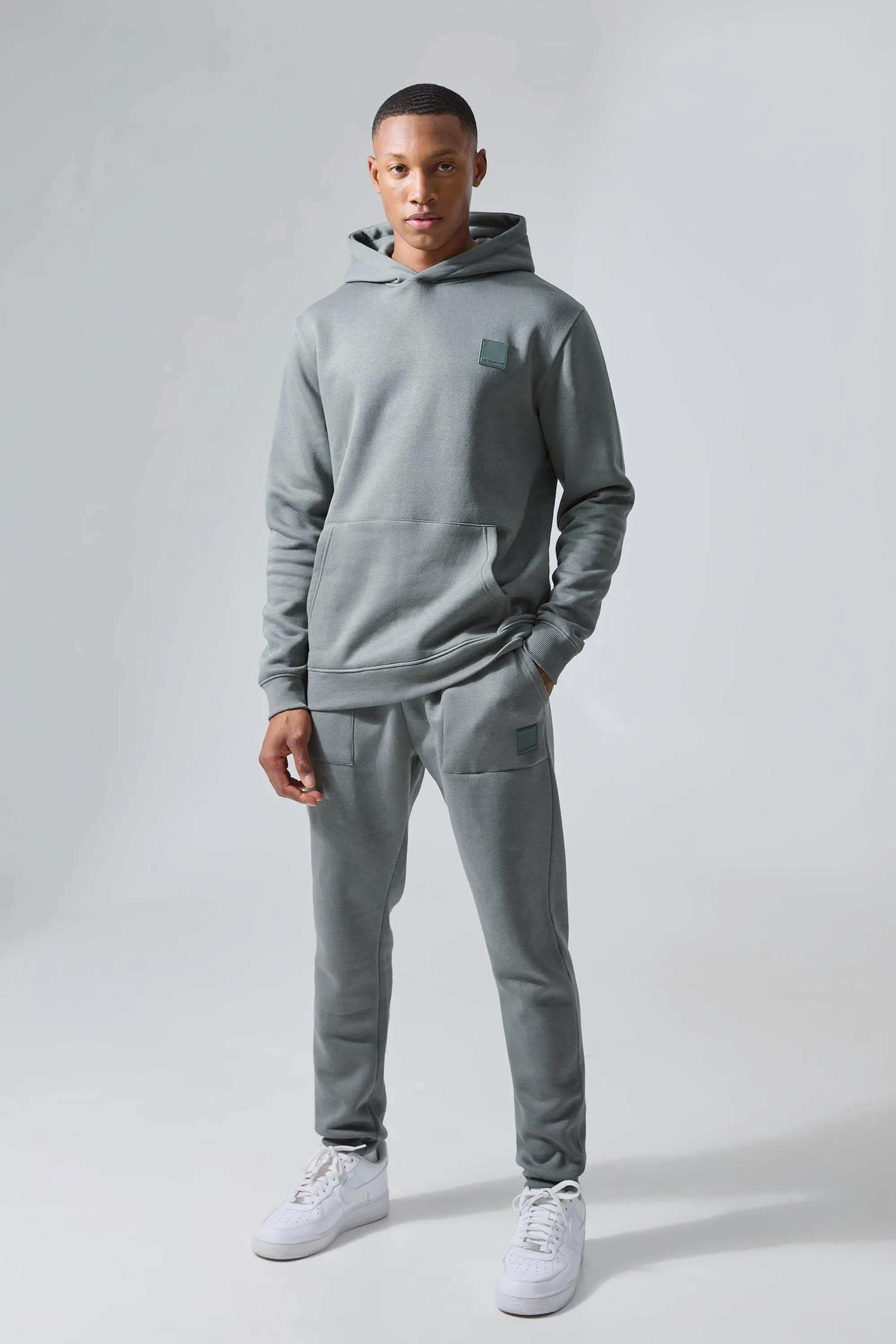 Man Active Gym Hooded Tracksuit | boohooMAN UK