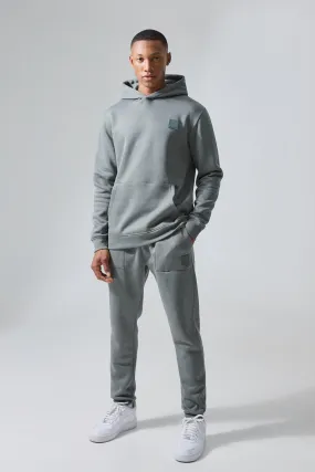 Man Active Gym Hooded Tracksuit | boohooMAN UK