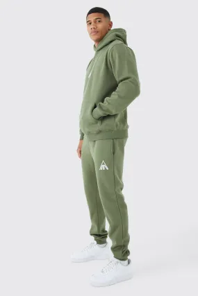 Man Regular Fit Hooded Tracksuit | boohooMAN UK