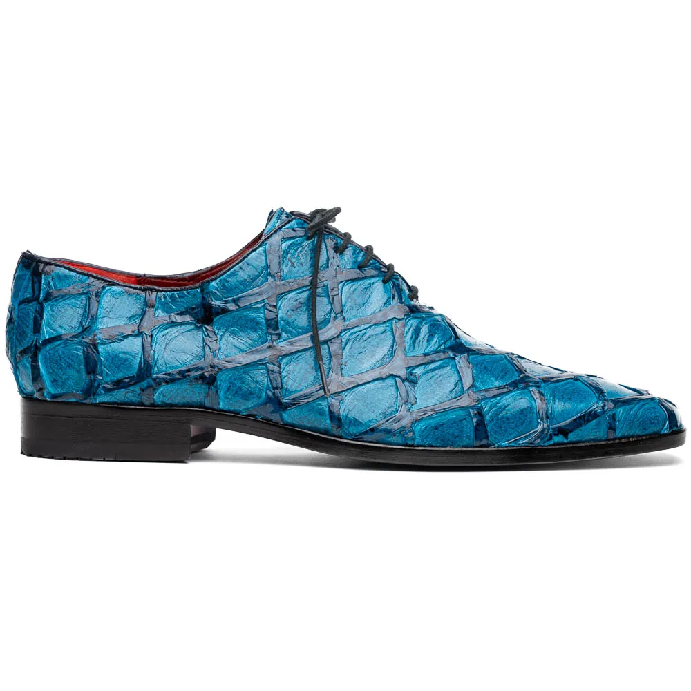 Marco Di Milano Criss Pirarucu Dress Oxfords Caribbean Blue