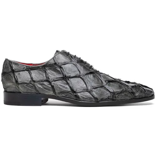 Grey Criss Pirarucu Dress Oxfords by Marco Di Milano