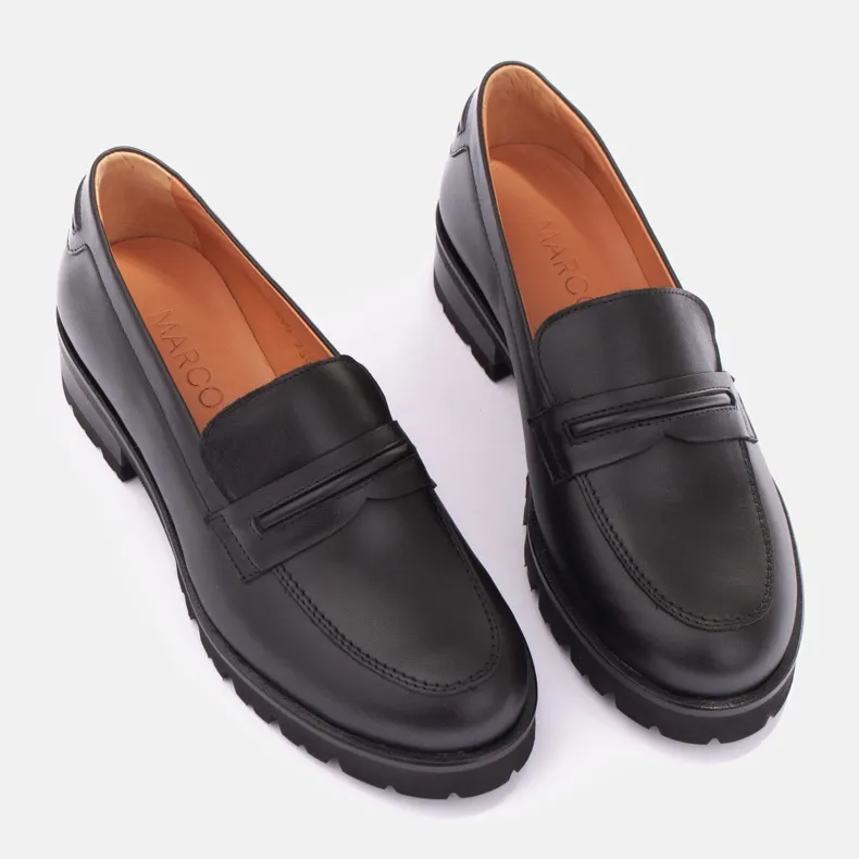 Marco Shoes Moccasins Coruna black