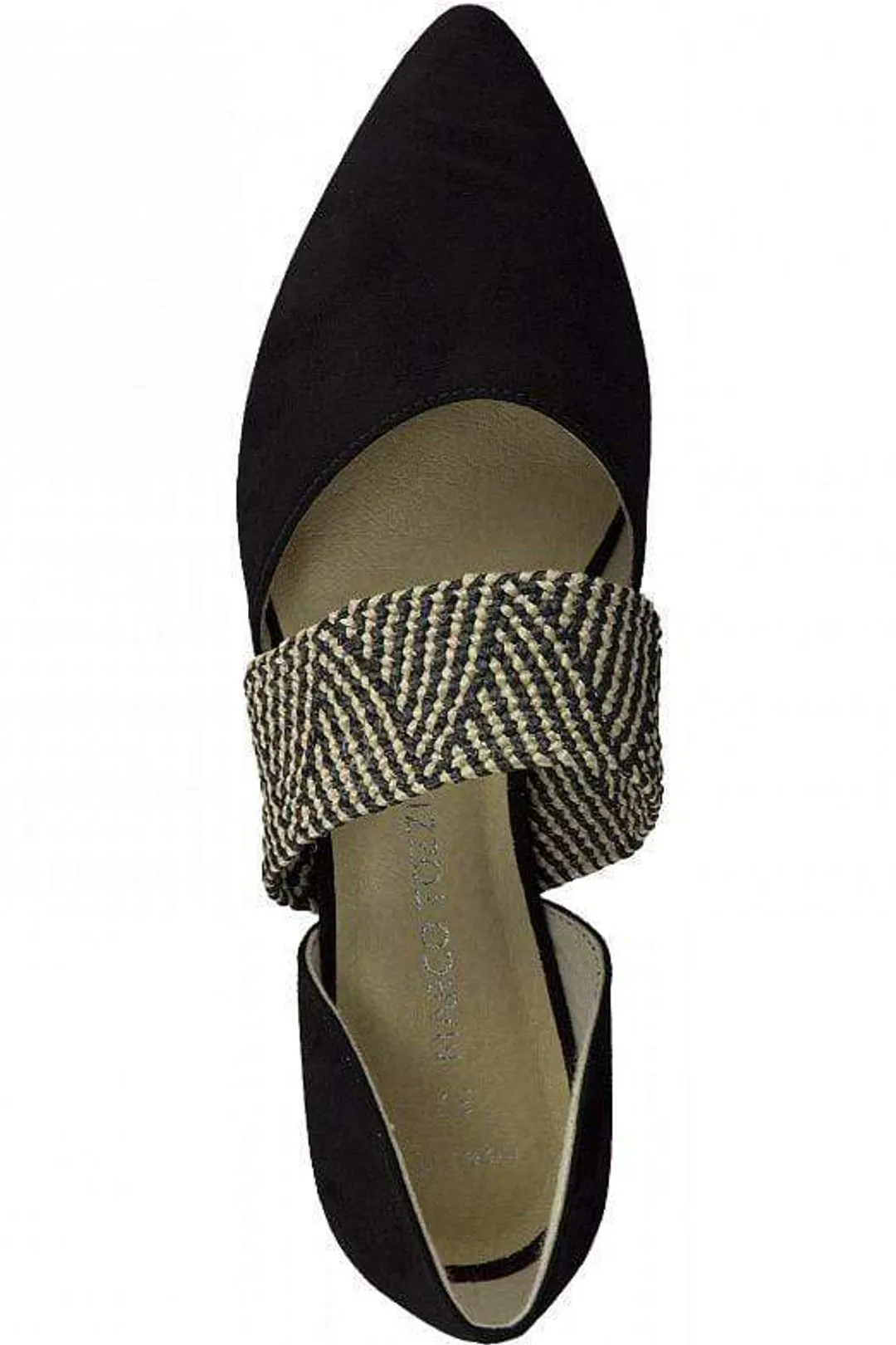 Marco Tozzi Black Flat Shoe 2-2-24207