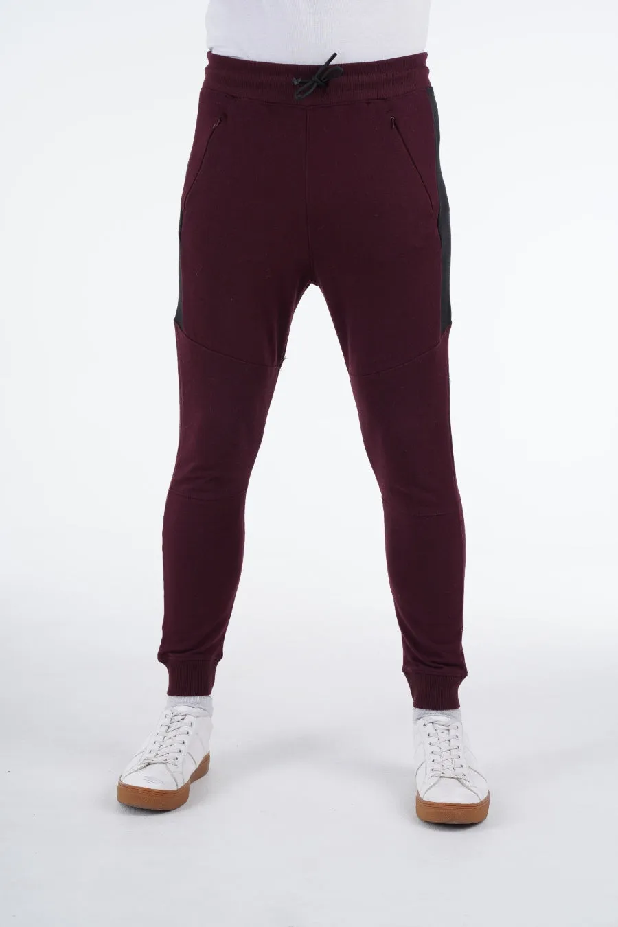 Maroon Sporty Joggers