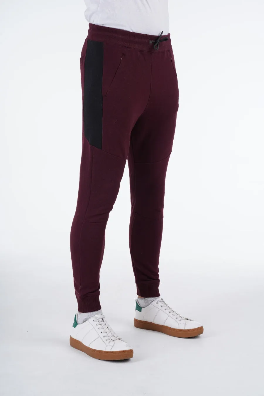 Maroon Sporty Joggers