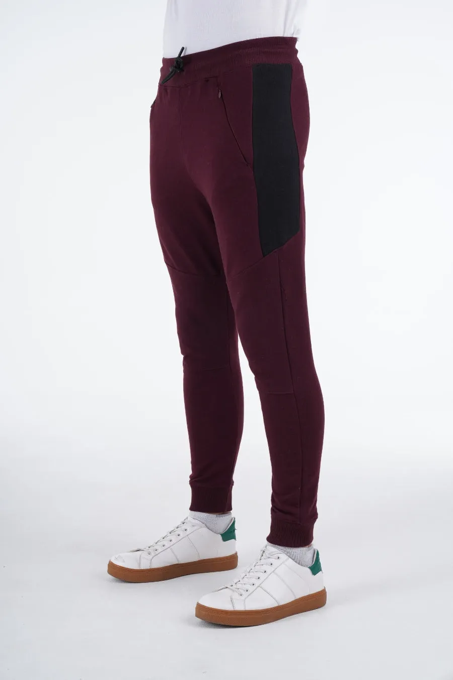 Maroon Sporty Joggers