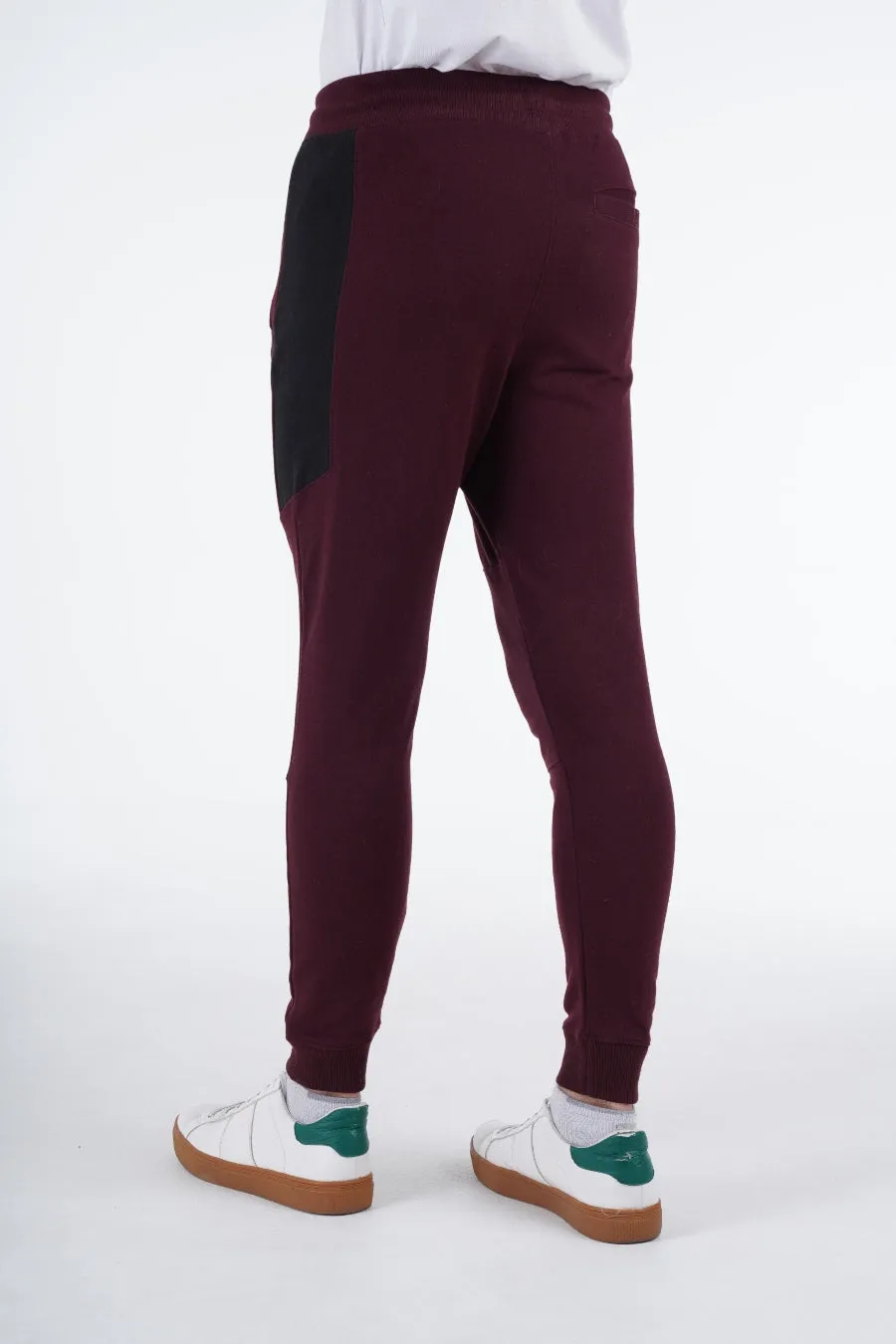 Maroon Sporty Joggers