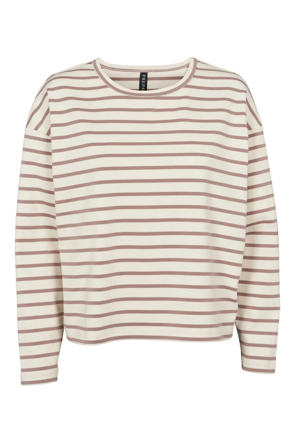 Mary Sweatshirt 2533 | Taupe | Sweatshirt fra Prepair