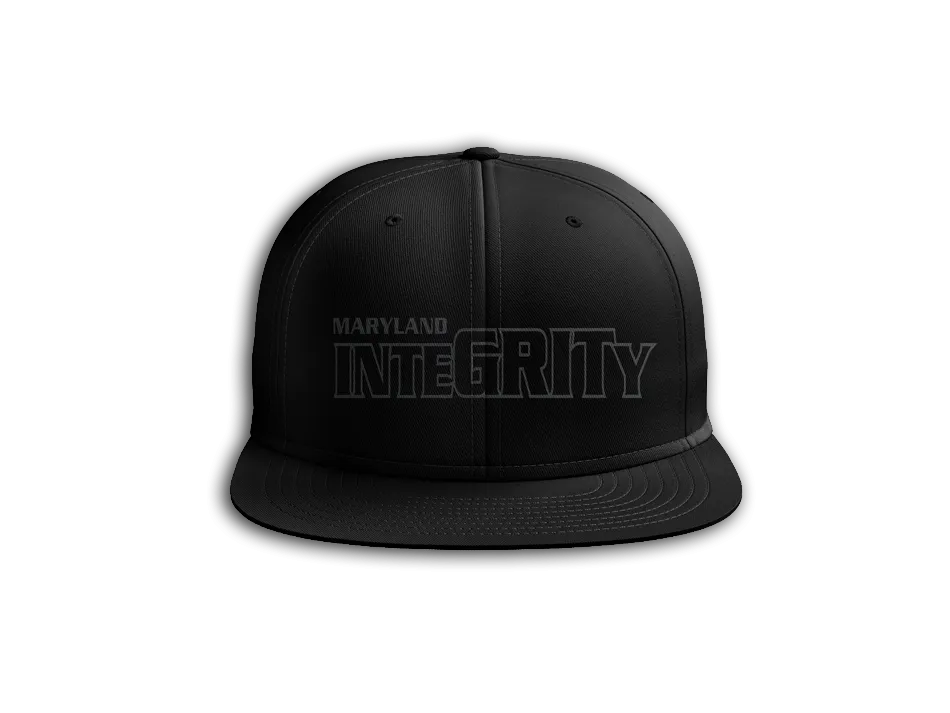 Maryland Integrity - Blackout Hat (PTS30)