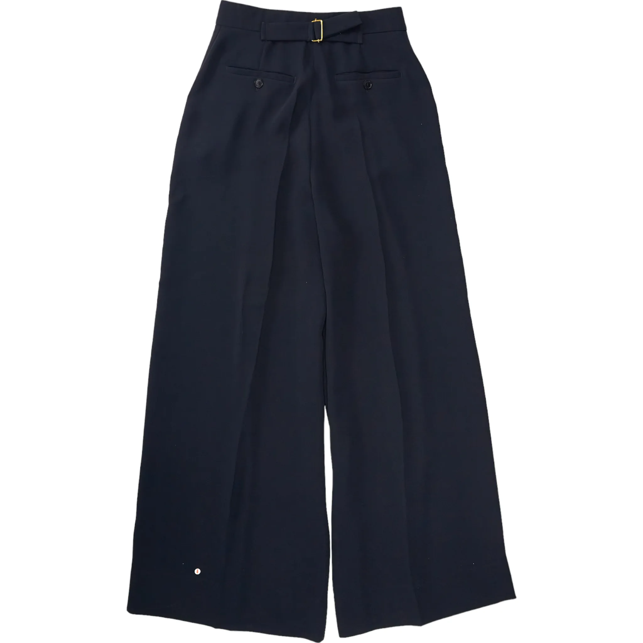 ME & EM Navy/Black Satin Side Stripe Trousers