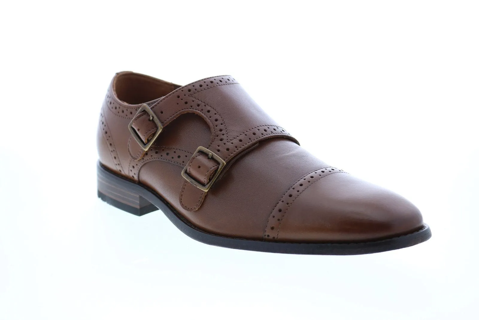 Men's Brown Monk Strap Oxfords & Lace Ups