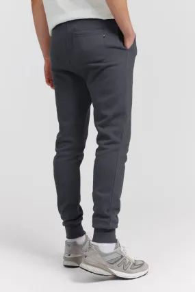 Mens Fleece Joggers in Ebony