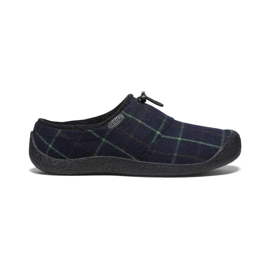 Men's Navy Plaid Howser III Slide.