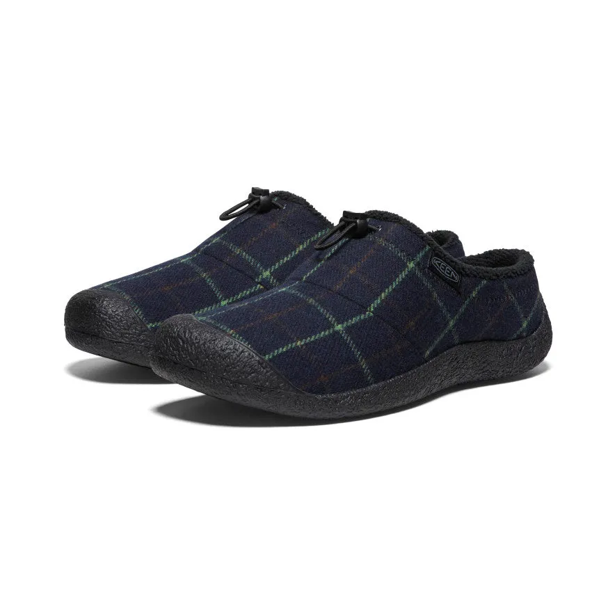 Men's Navy Plaid Howser III Slide.