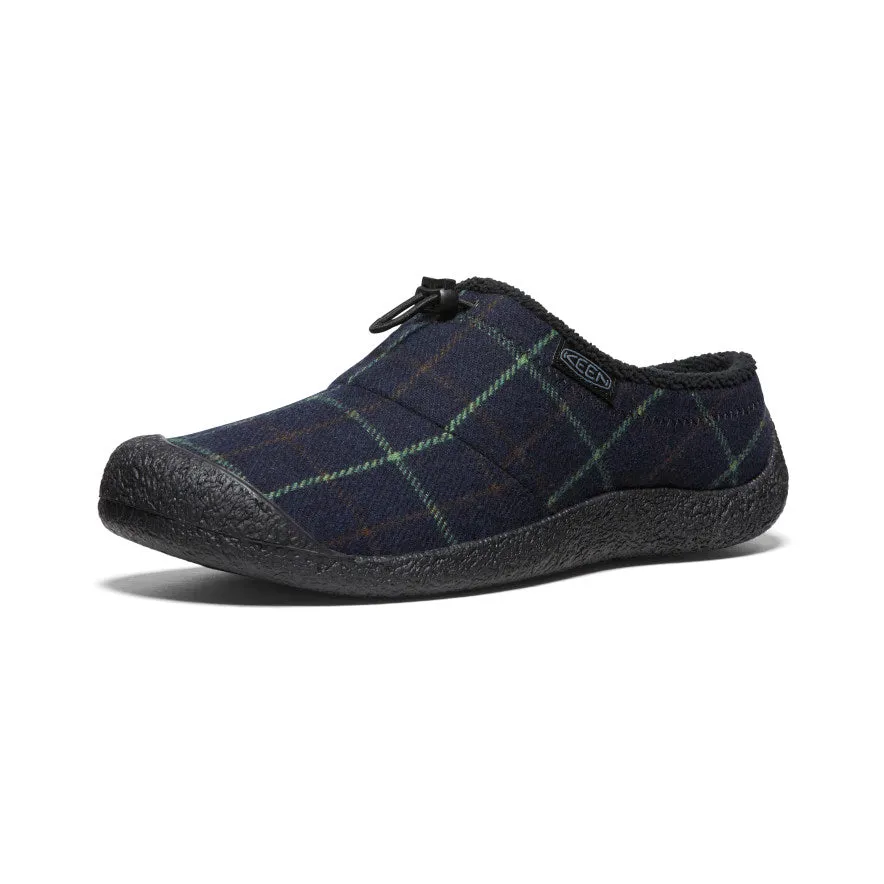 Men's Navy Plaid Howser III Slide.