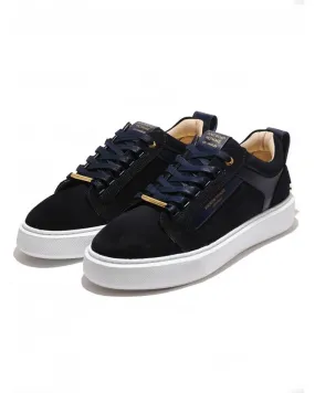 Mens Venice Buckle Trainers Navy