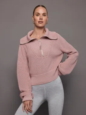 Mentone Knit - Pale Mauve