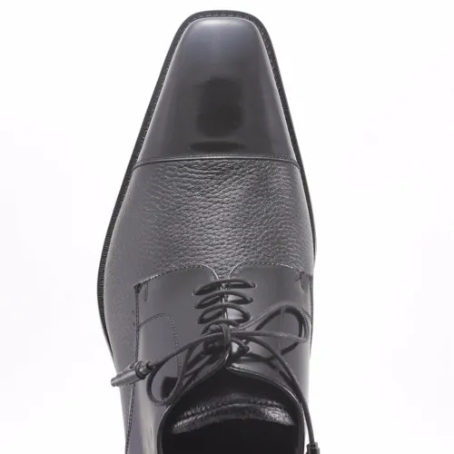 Mezlan Soka Black Deerskin Oxfords