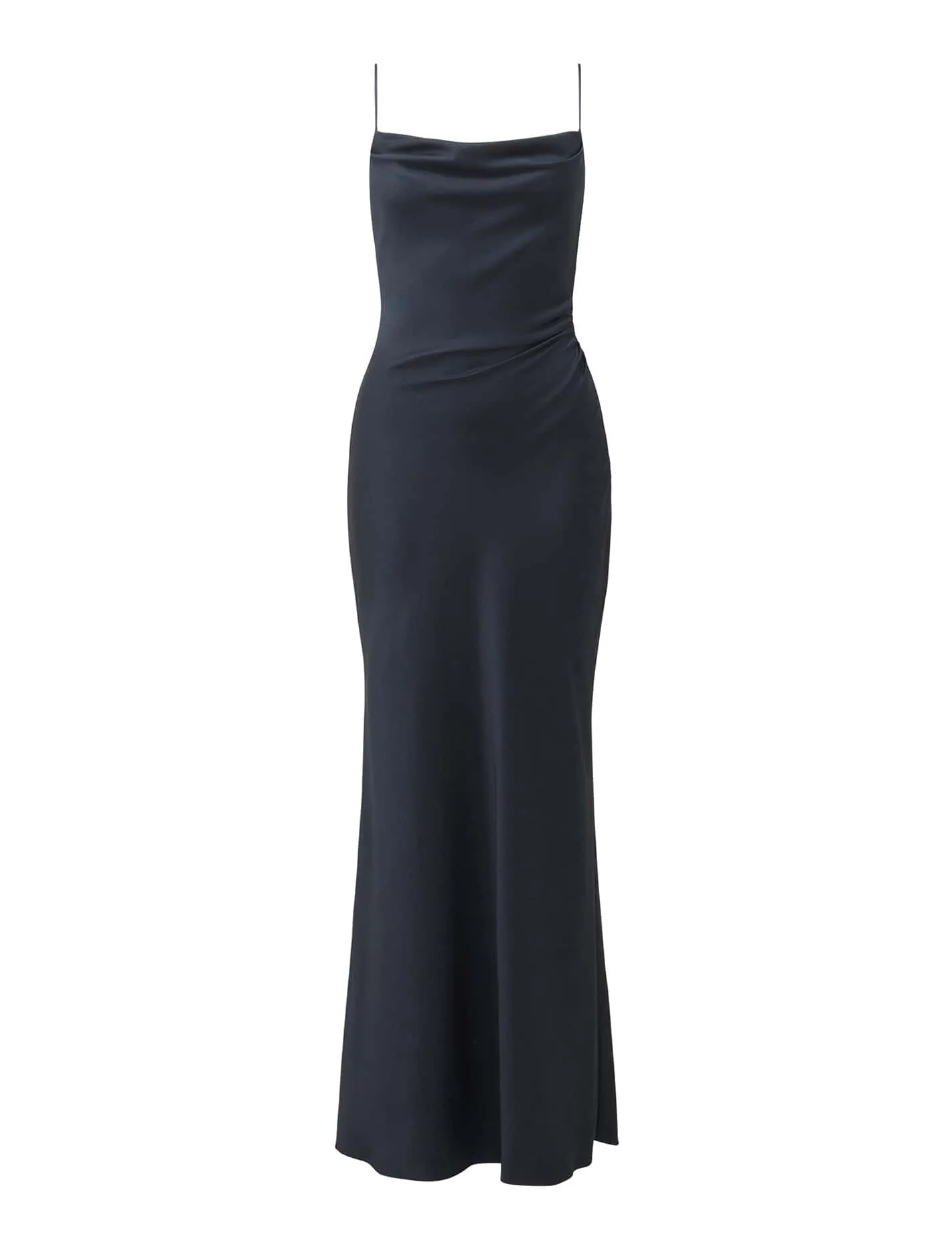 Mia Petite Satin Maxi Dress