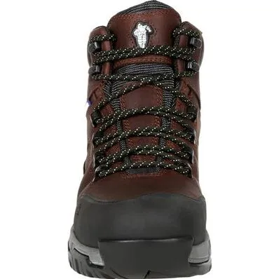 MICHELIN Hydroedge Steel Toe Waterproof Safety Work Boot XHY662 Brown: Steel Toe Work Boot.