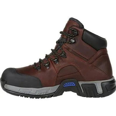 MICHELIN Hydroedge Steel Toe Waterproof Safety Work Boot XHY662 Brown: Steel Toe Work Boot.