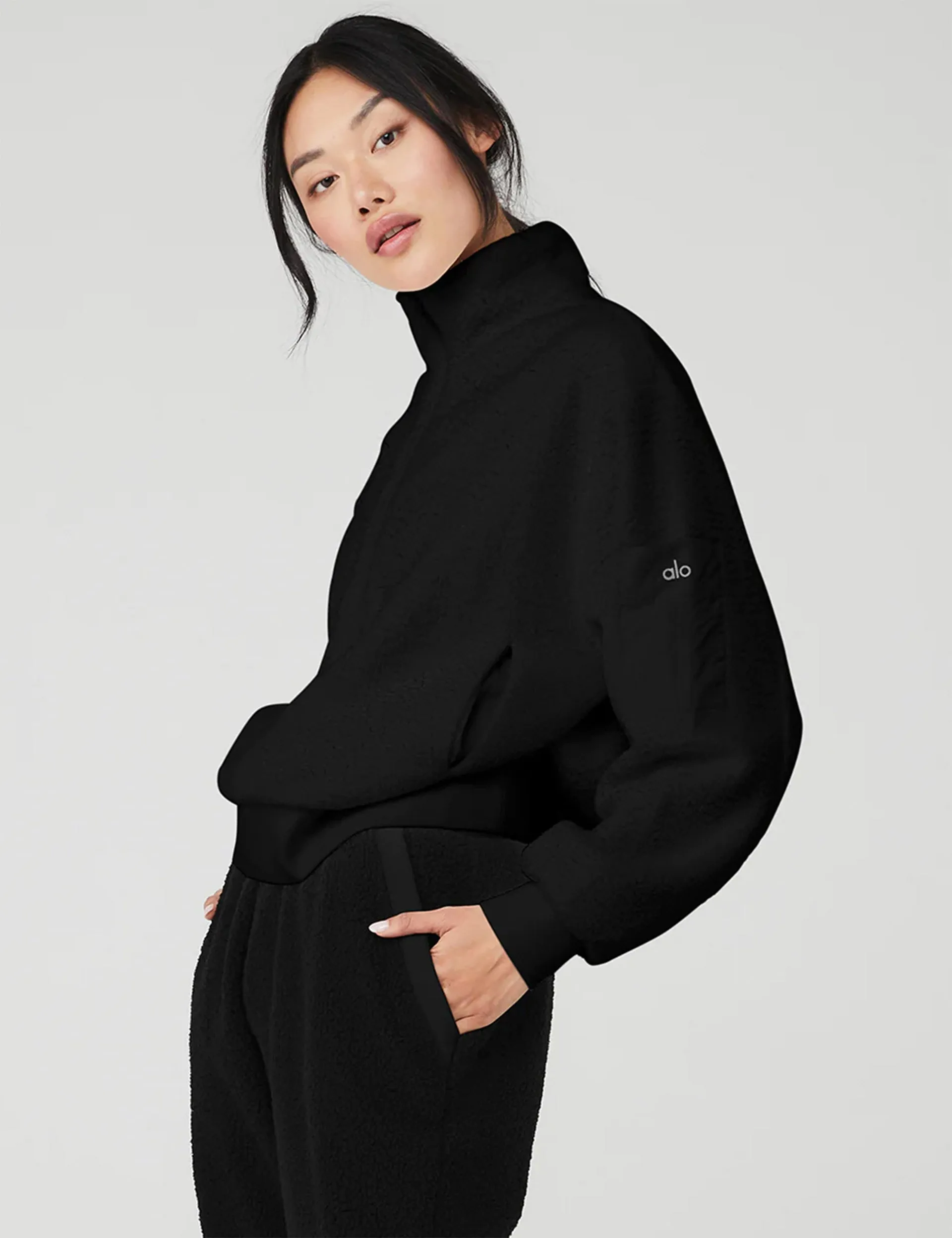 Micro Sherpa Black Solstice Cover-Up - Shop Now