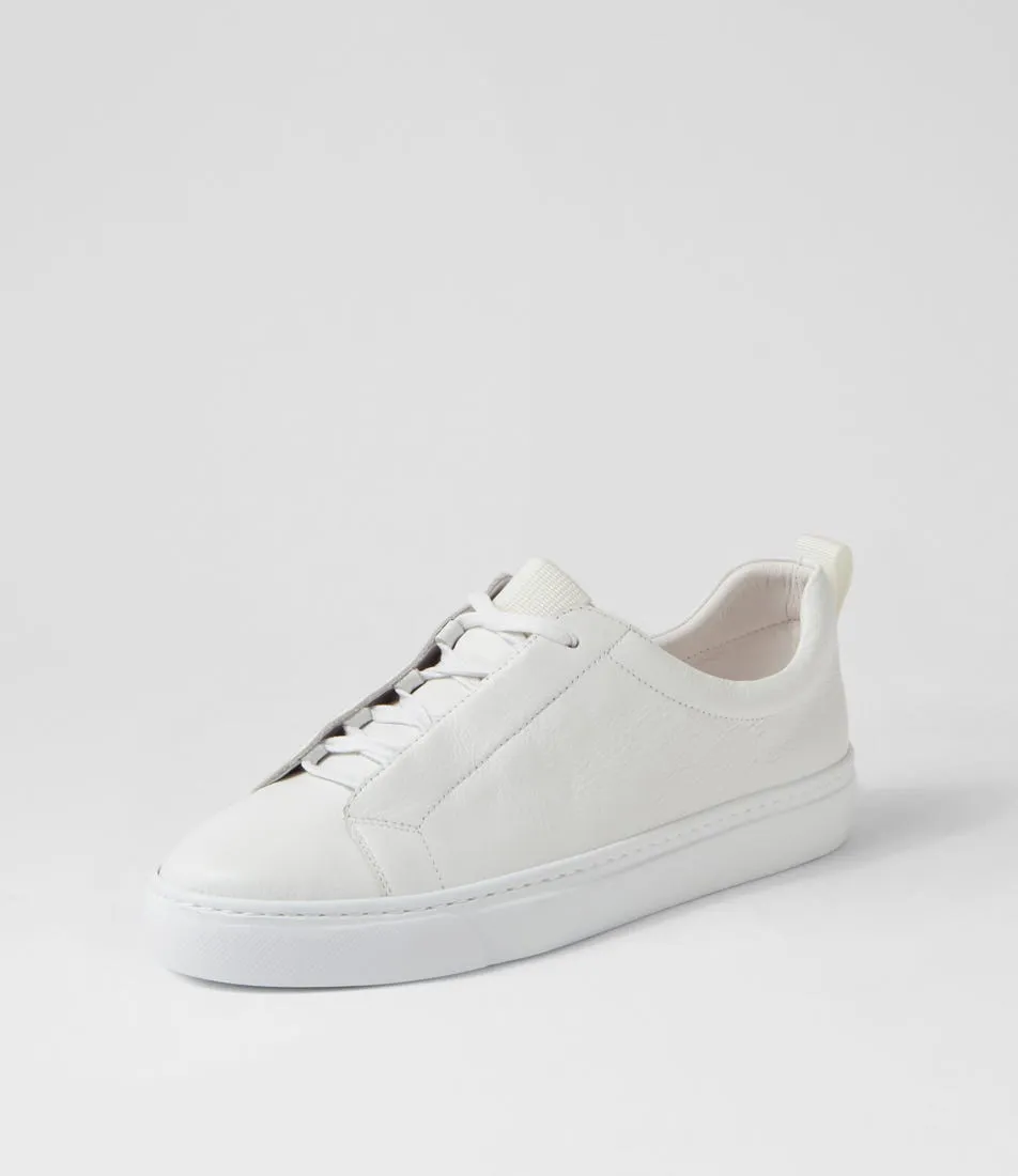 MIDAS Osho White Leather Sneakers