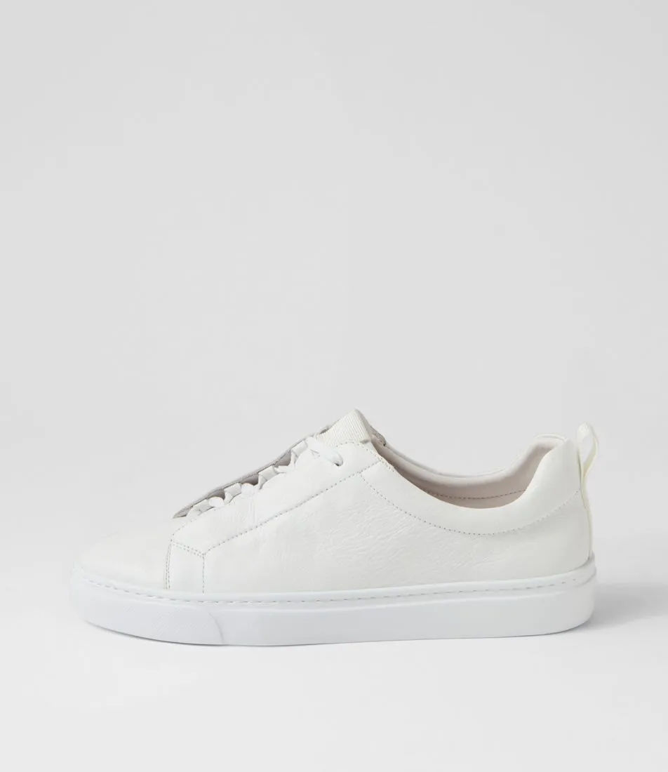 MIDAS Osho White Leather Sneakers