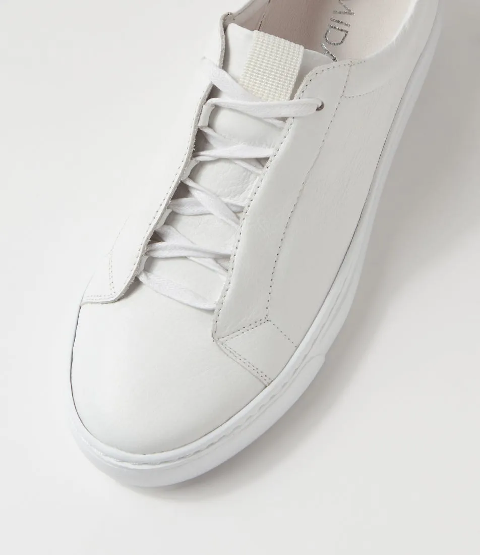 MIDAS Osho White Leather Sneakers