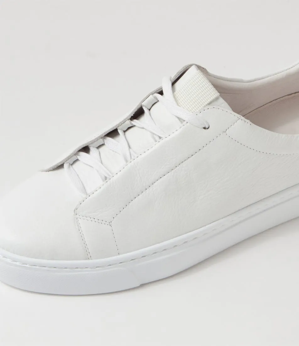 MIDAS Osho White Leather Sneakers