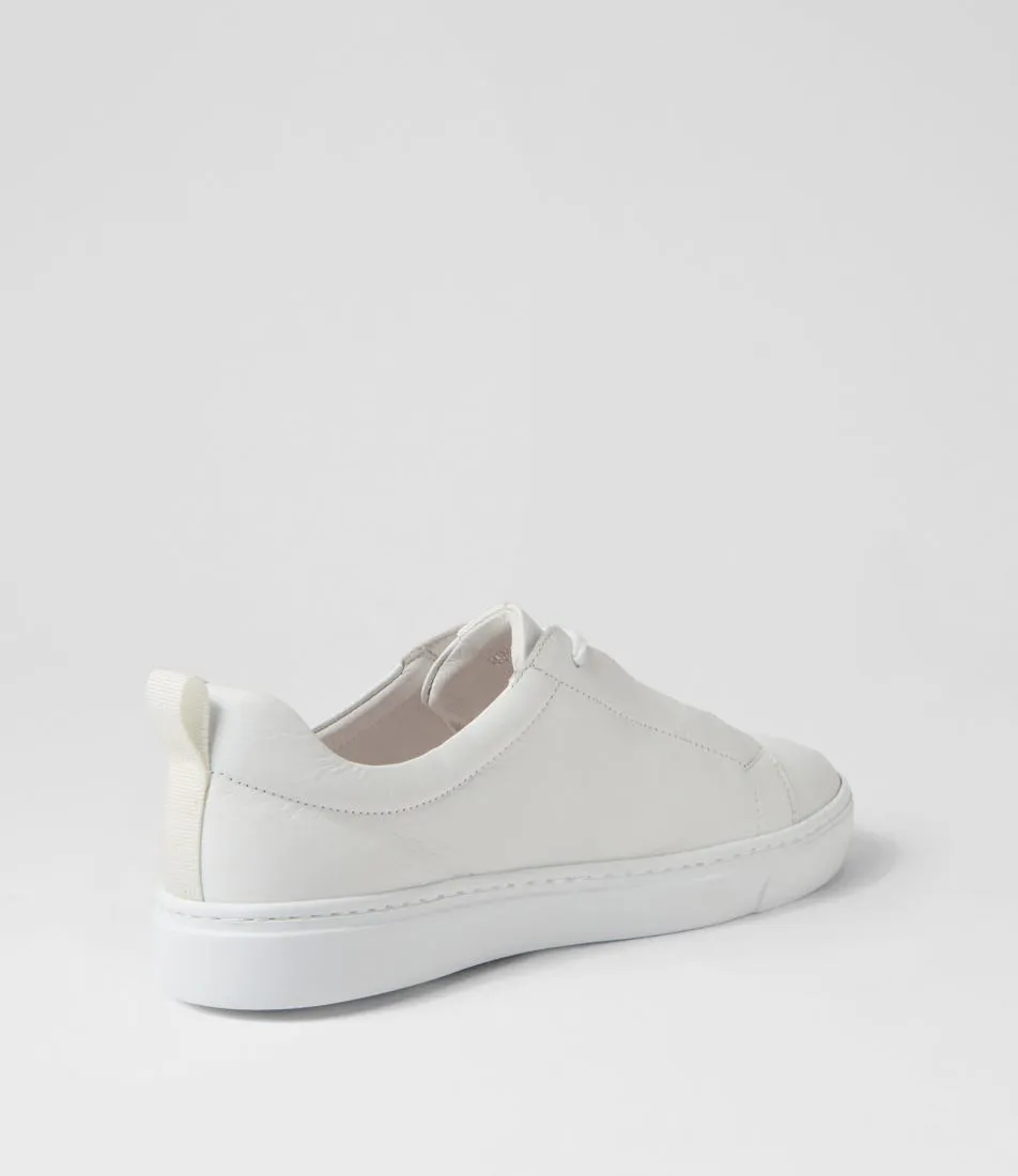 MIDAS Osho White Leather Sneakers