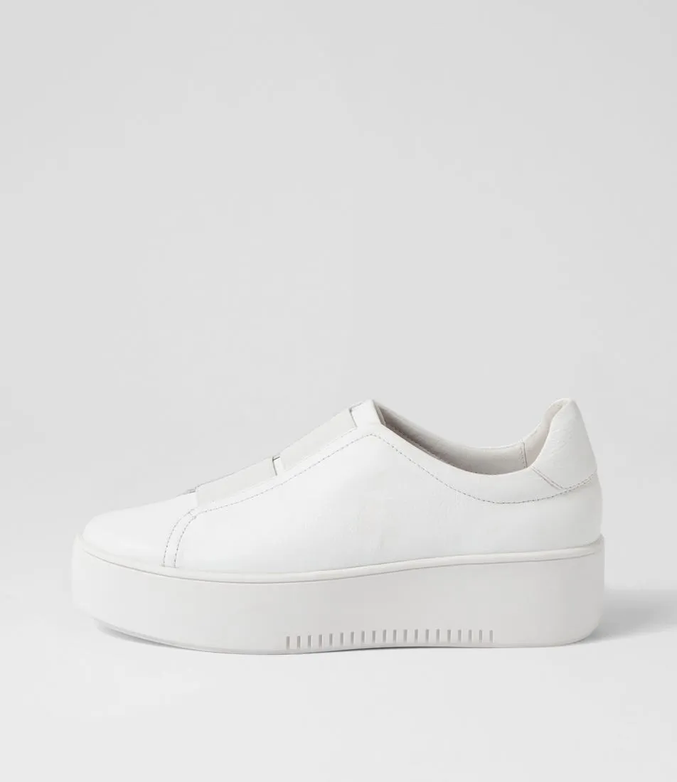 MIDAS Wallas White Leather Sneakers