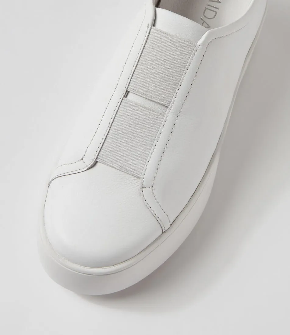 MIDAS Wallas White Leather Sneakers