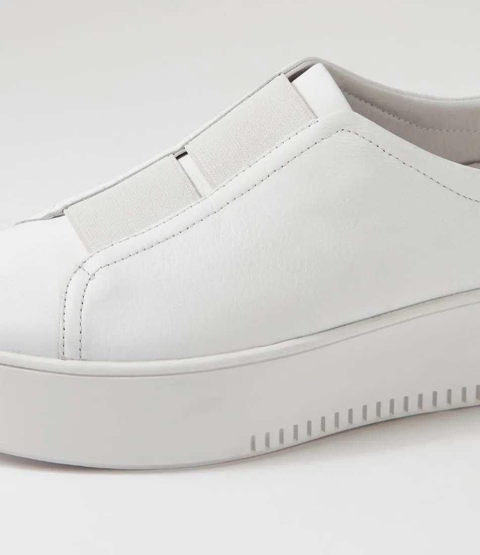 MIDAS Wallas White Leather Sneakers