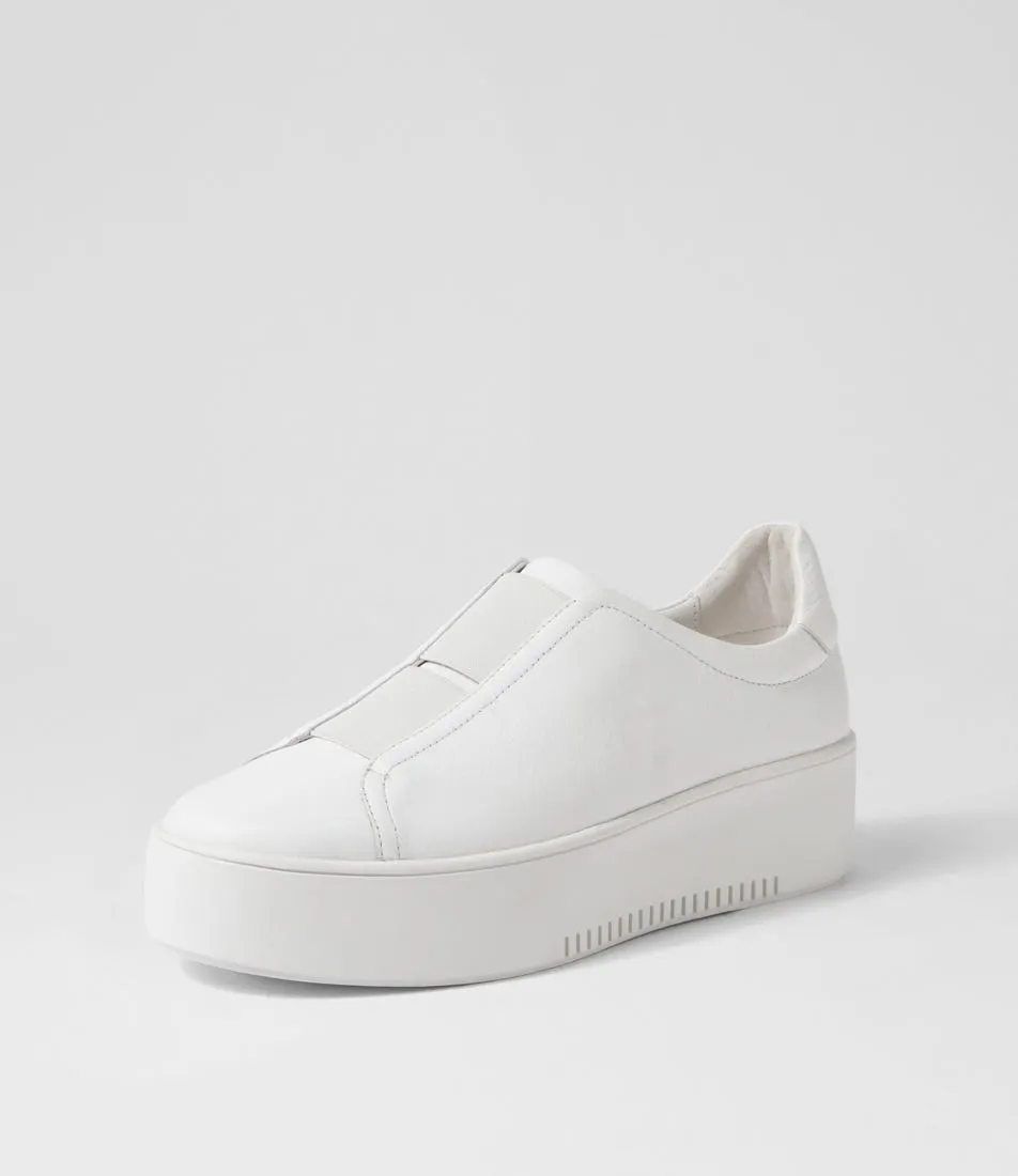 MIDAS Wallas White Leather Sneakers