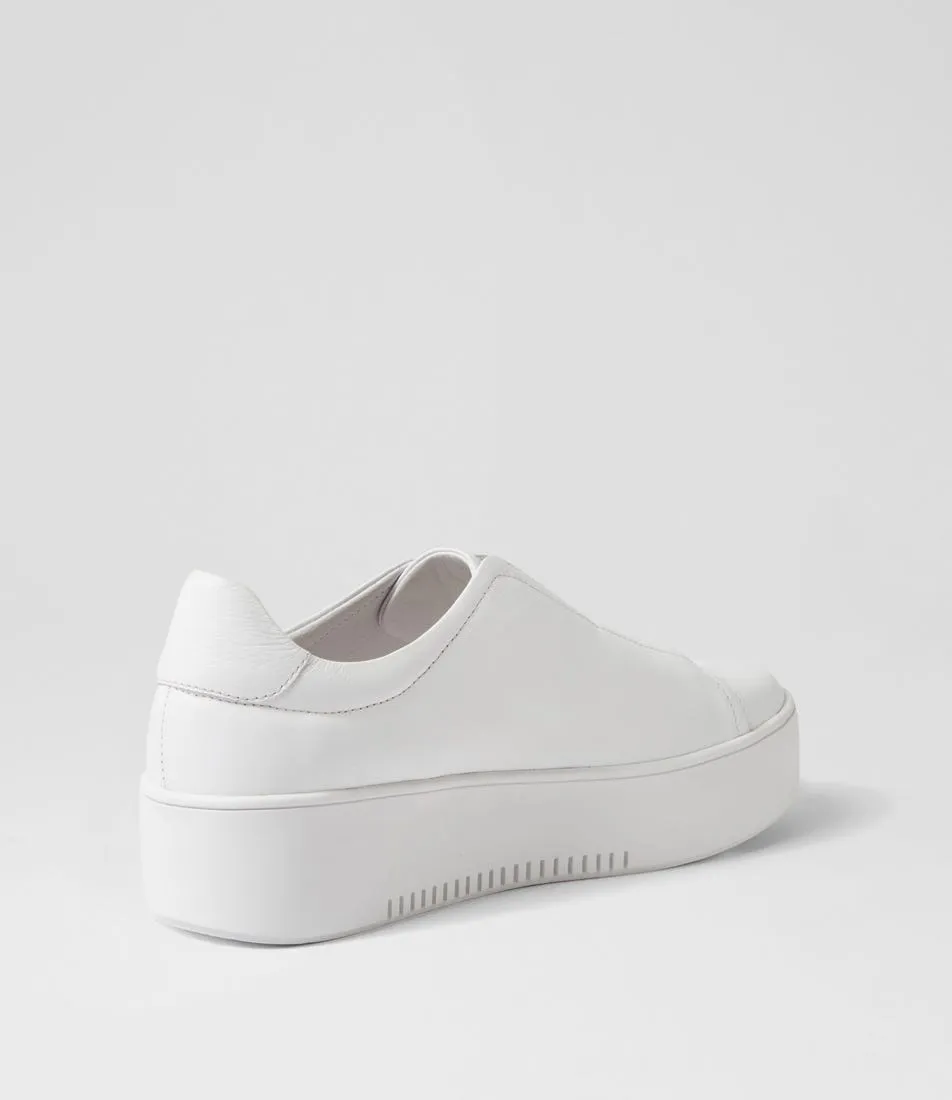 MIDAS Wallas White Leather Sneakers