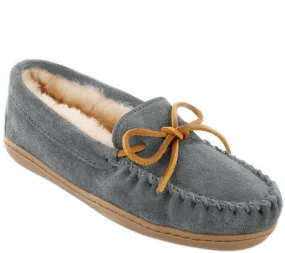 Minnetonka Sheepskin Hardsole Moccasins - Sheepskin Hardsole