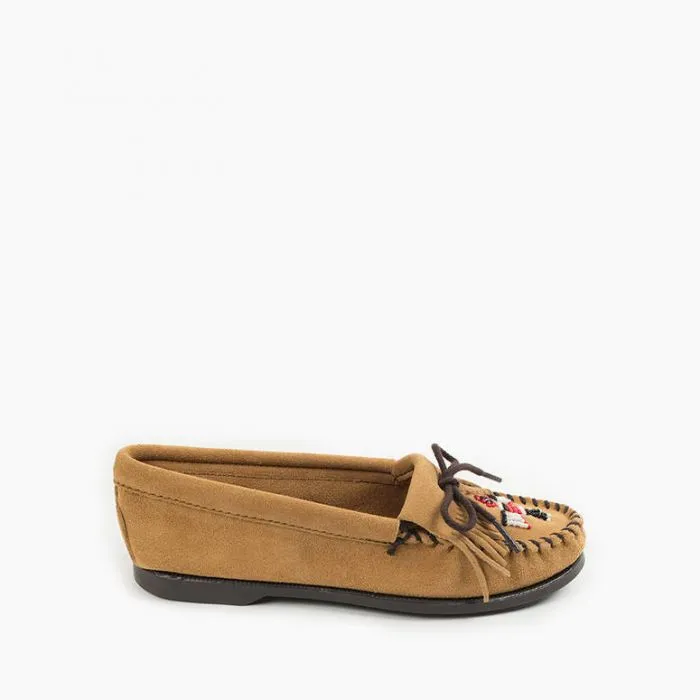 Suede Leather Minnetonka Women's Thunderbird Moccasins