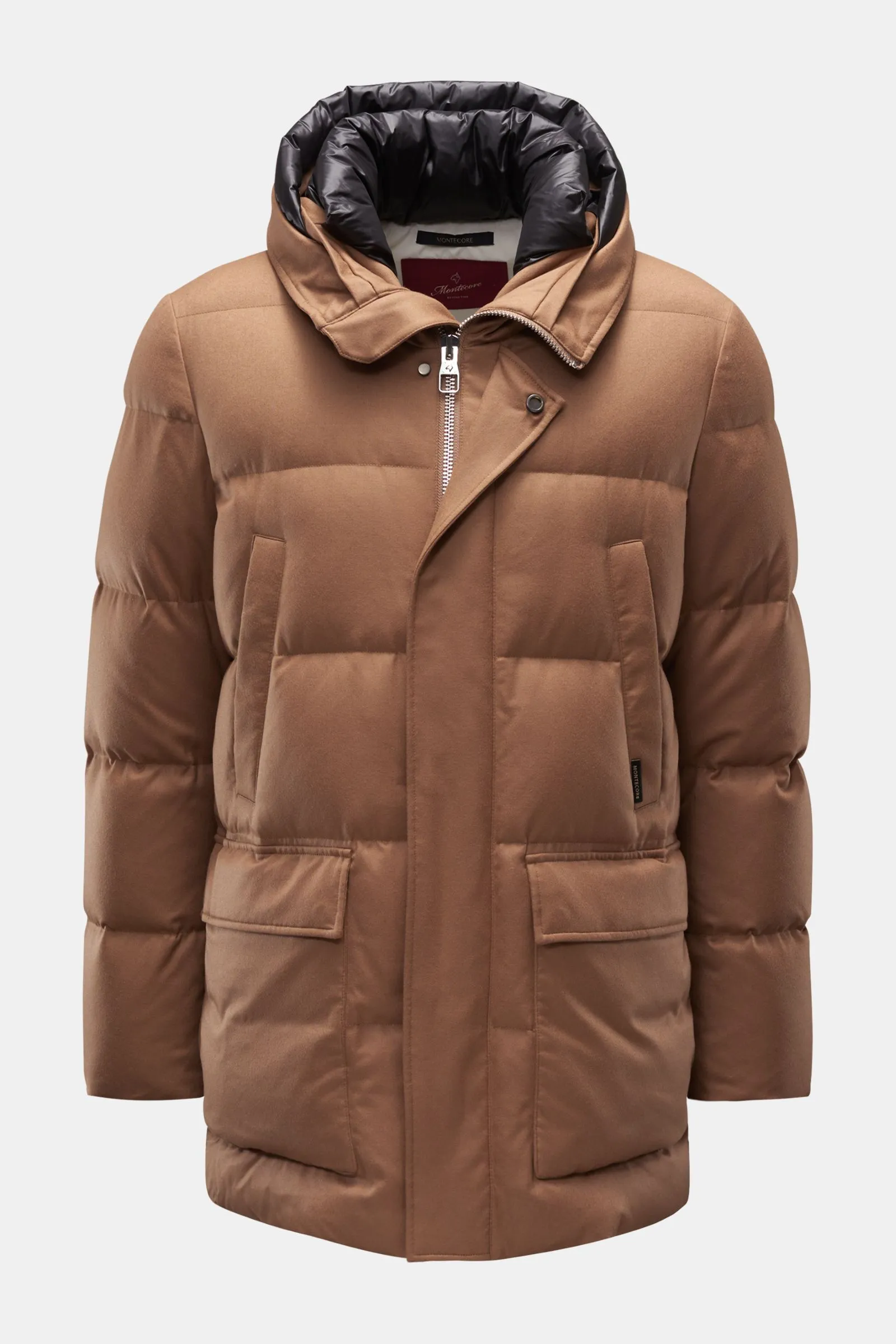 MONTECORE down short coat light brown