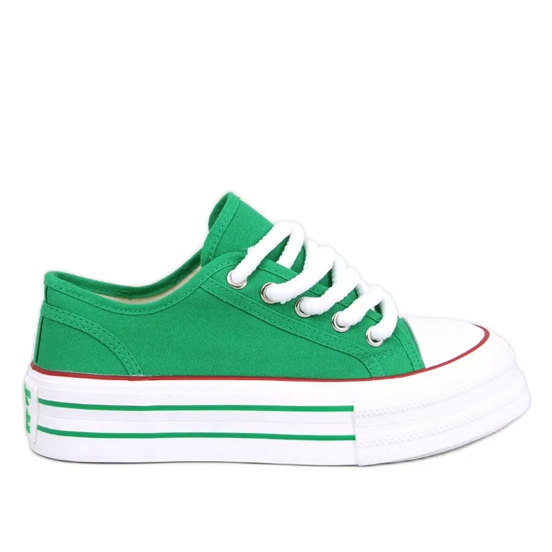 Moorel Green double sole sneakers