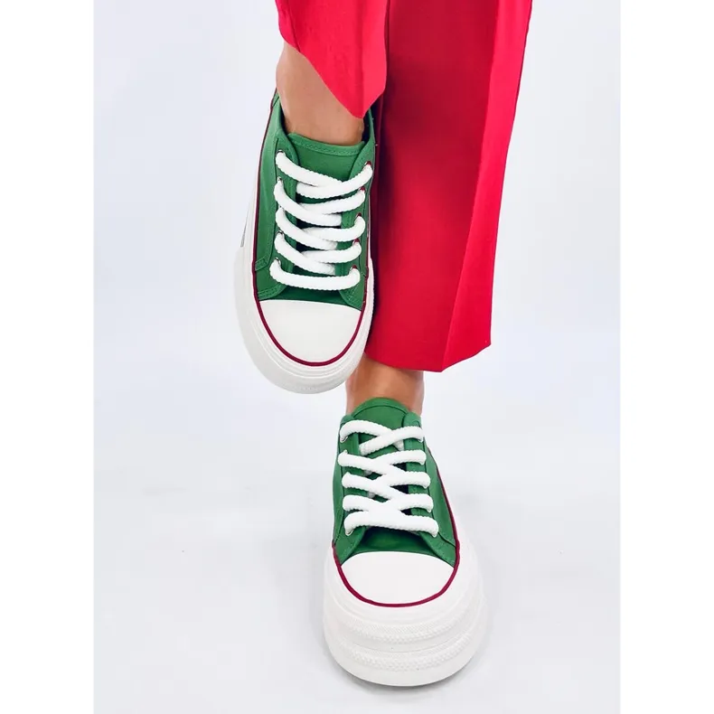 Moorel Green double sole sneakers