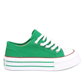 Moorel Green double sole sneakers