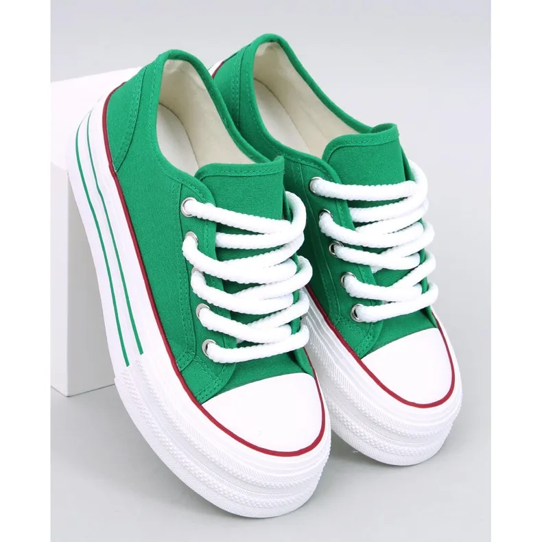 Moorel Green double sole sneakers