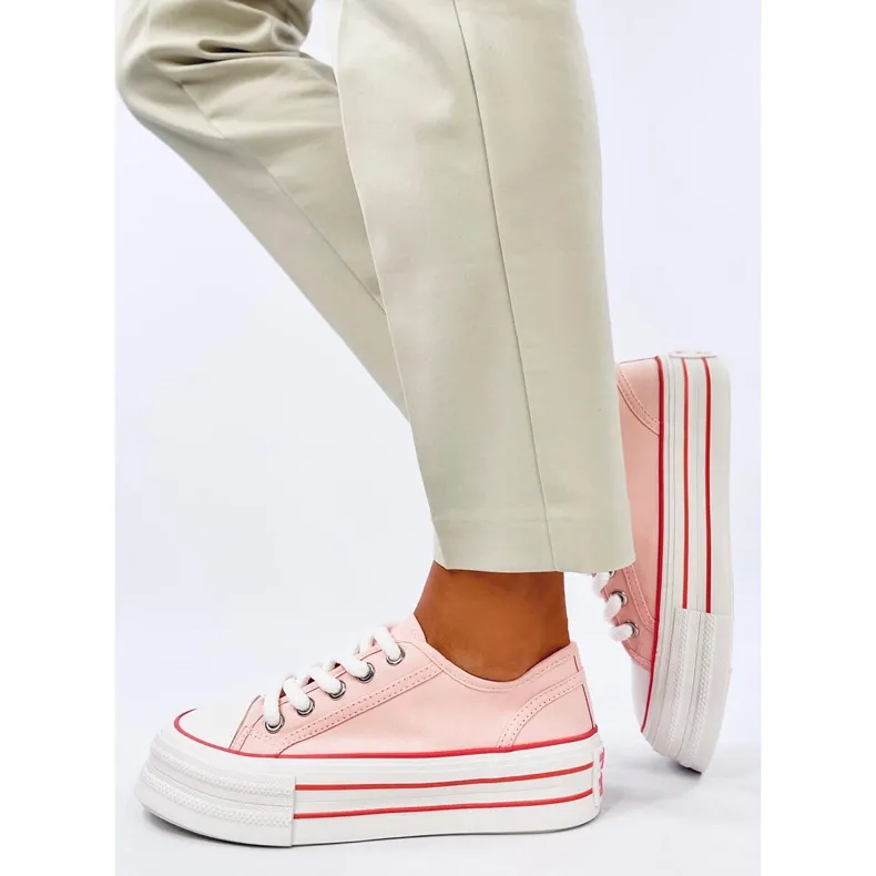 Moorel Pink double sole sneakers