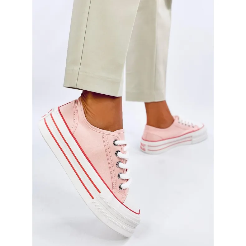 Moorel Pink double sole sneakers