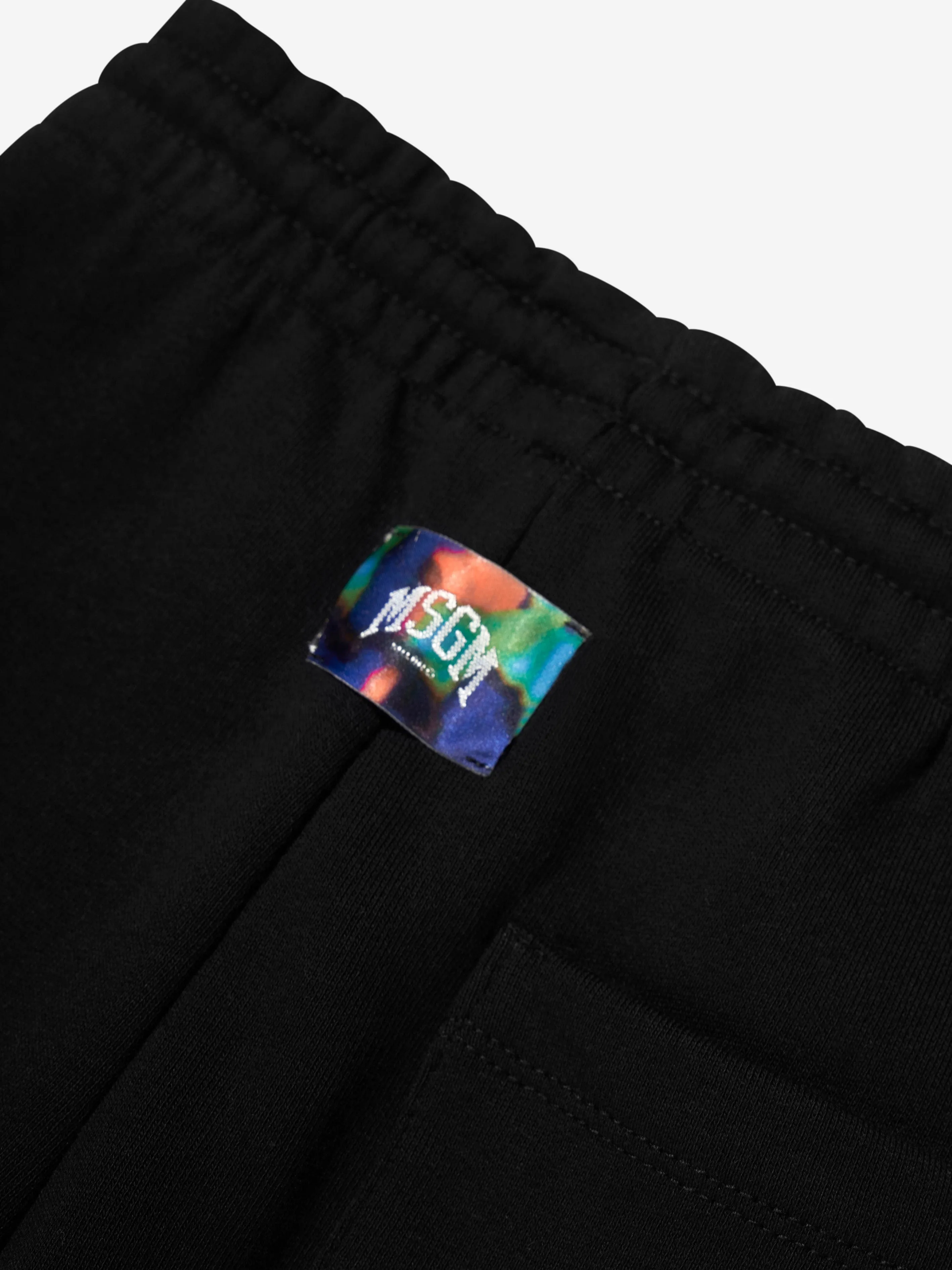 MSGM Boys Logo Joggers in Black