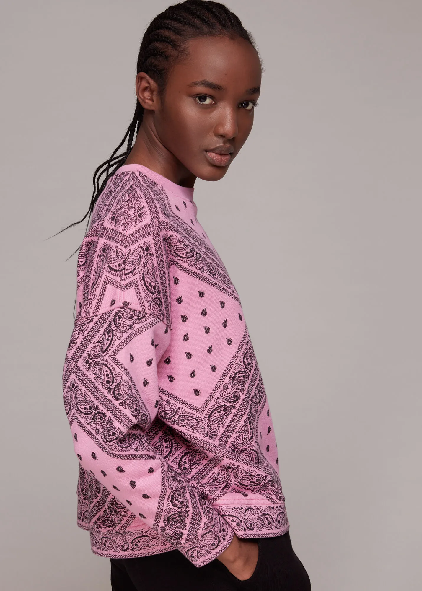 Multicolour Bandana Printed Sweatshirt