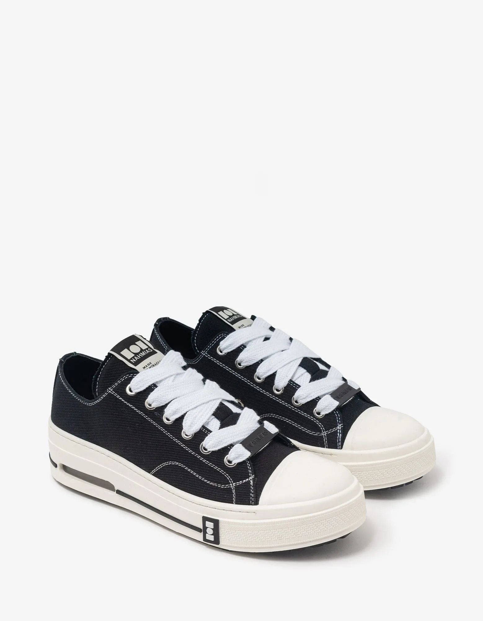 Nahmias Black Five-O Trainers