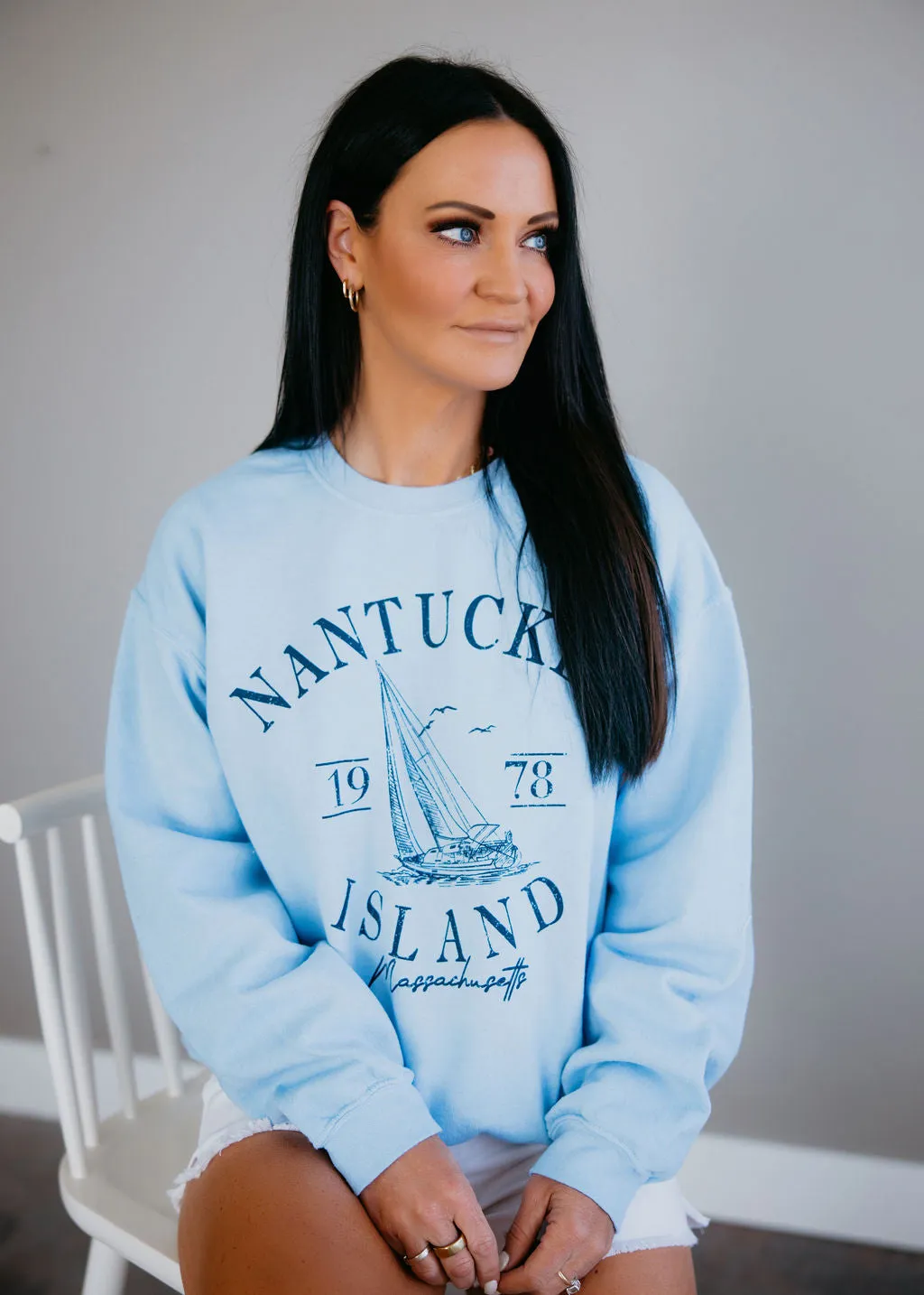 Nantucket Island Graphic Sweatshirt