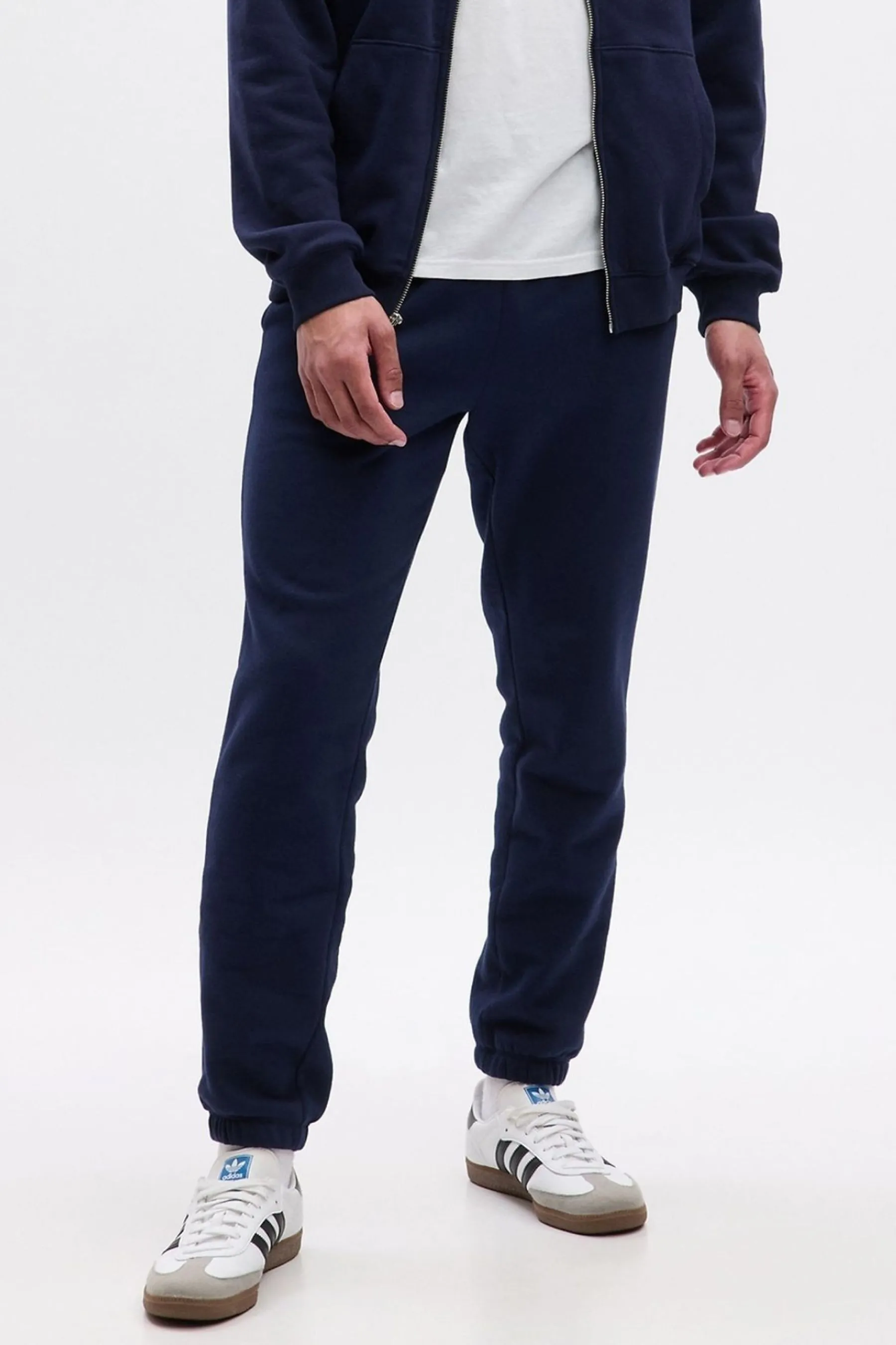 Navy Blue Vintage Soft Cuffed Joggers